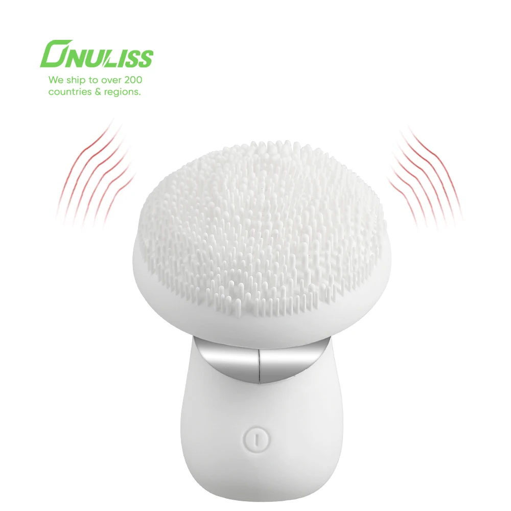 Hot products 2024 Custom women beauty tools ultrasonic skin care face sonic electric silicone facial cleansing brush